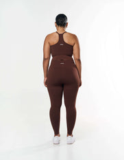 Premium Seamless Tights - Umber