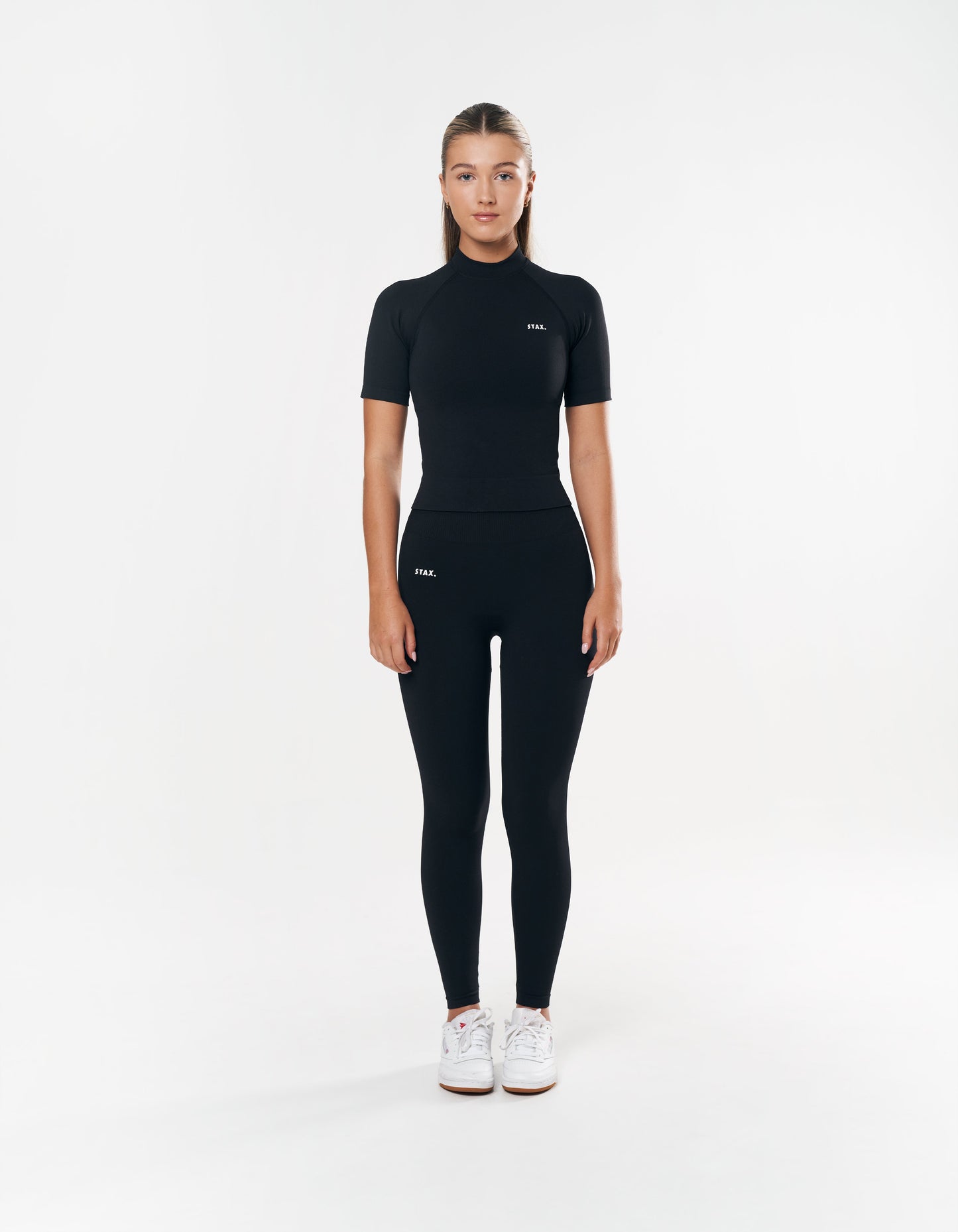 Premium Seamless High Neck Tee - Astro