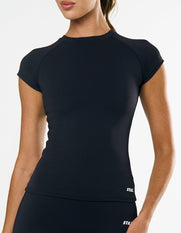 Cap Sleeve Tee Airlyte - Liquorice