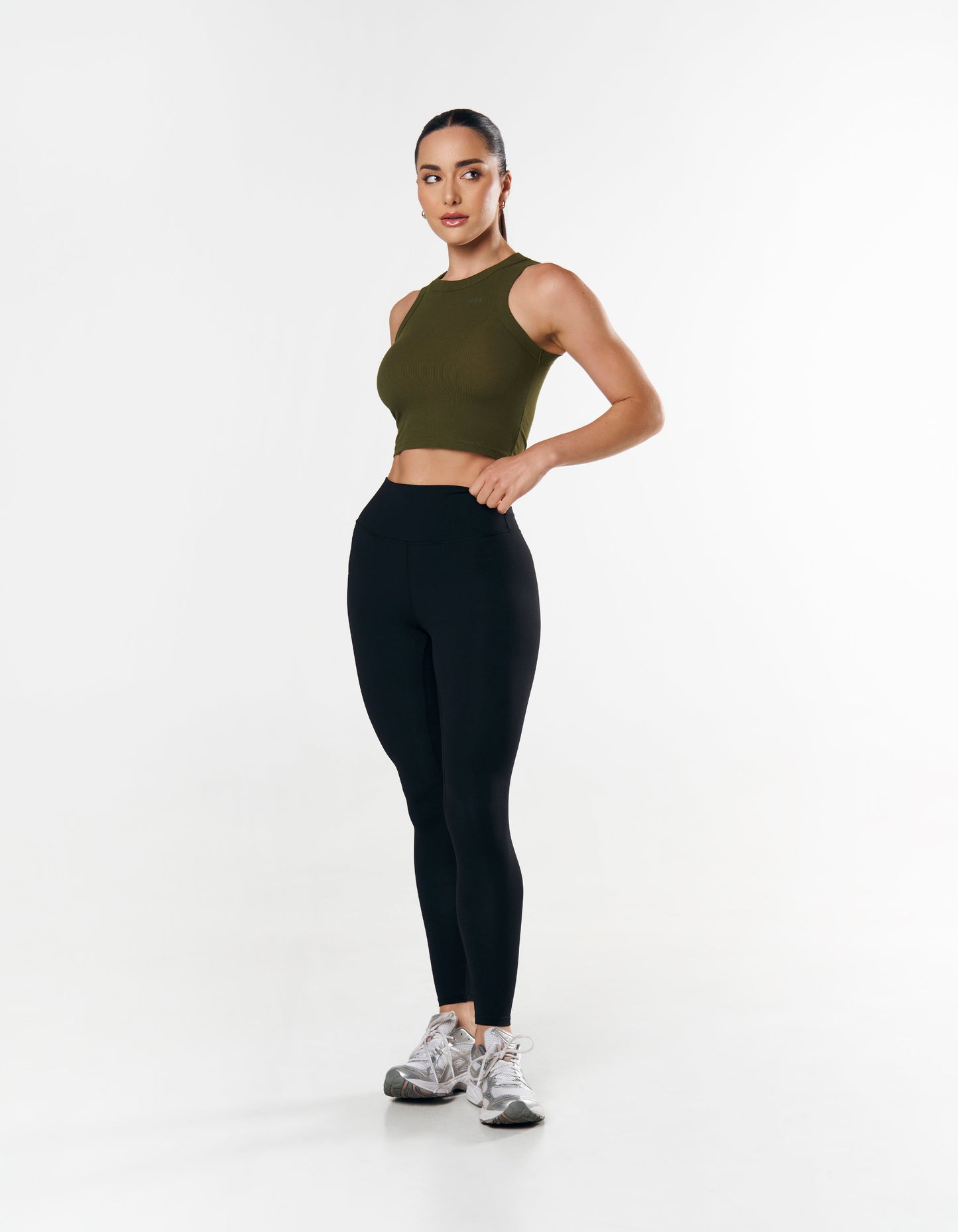 Ribbed Tank - Khaki