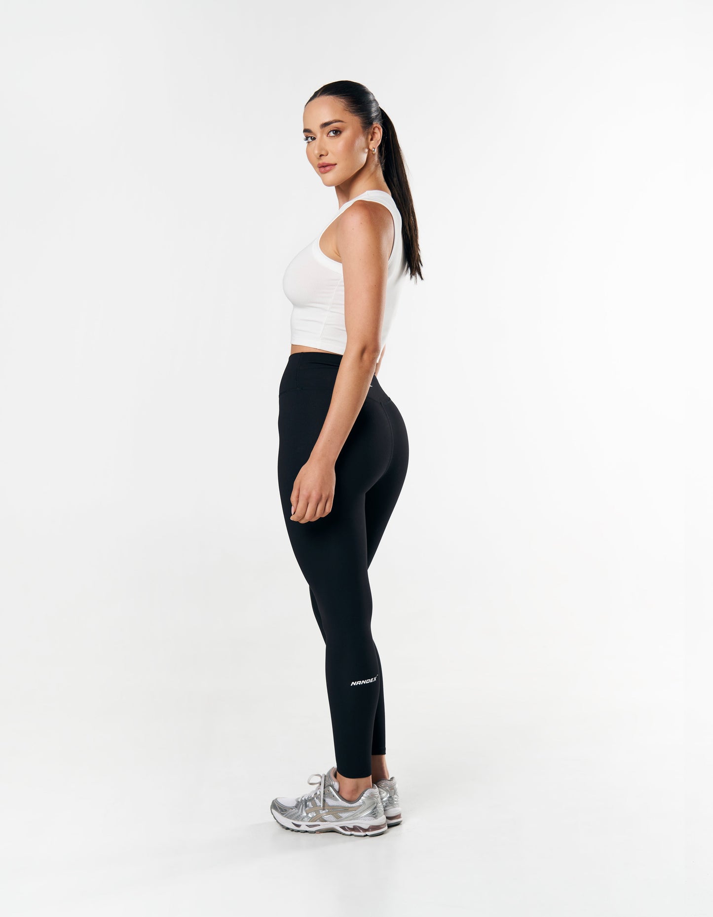 Ribbed Tank - White