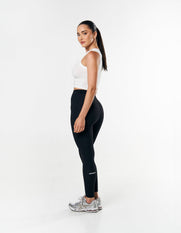 Ribbed Tank - White