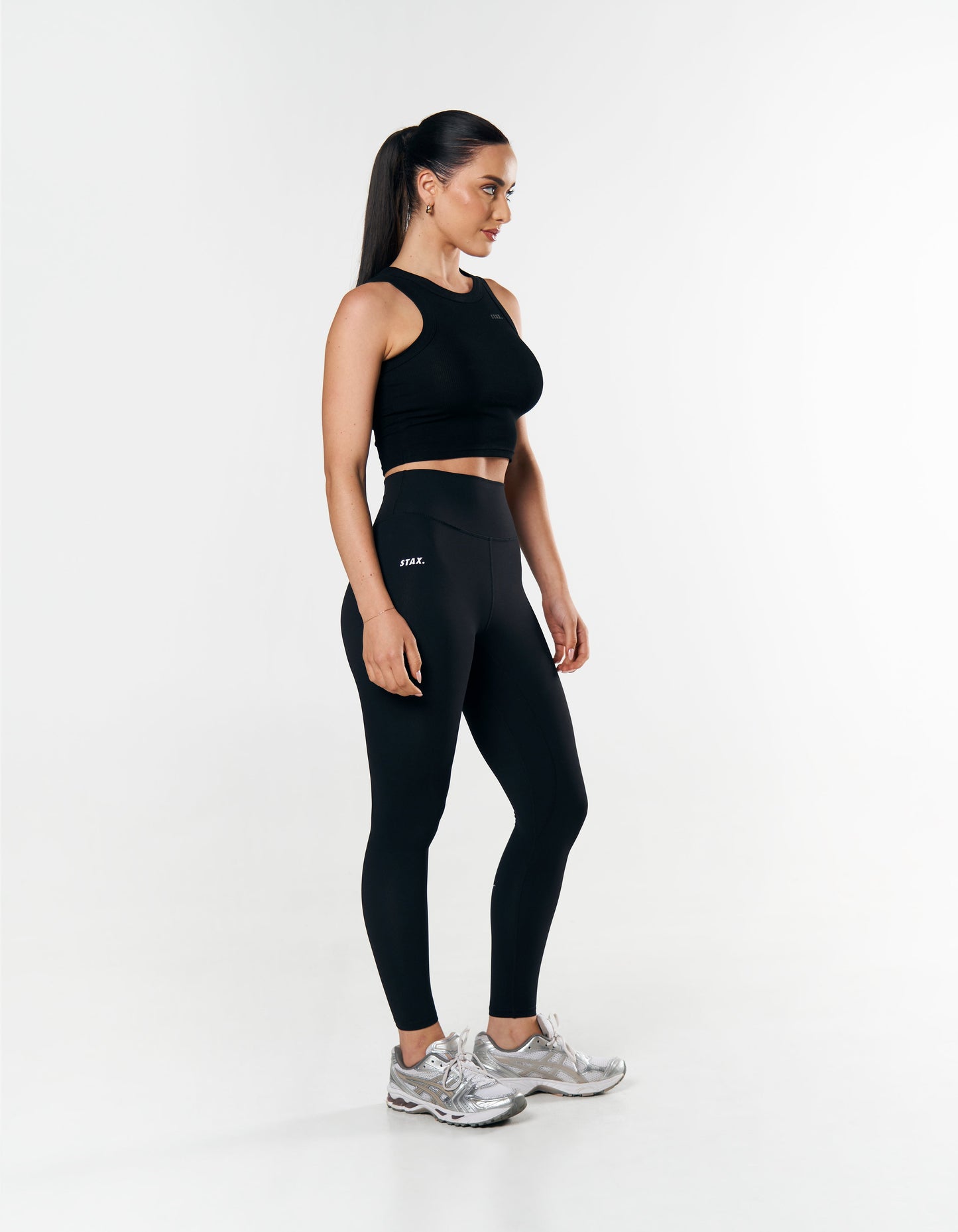 Ribbed Tank - Black
