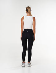 Ribbed Tank - White