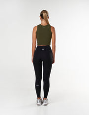 Ribbed Tank - Khaki
