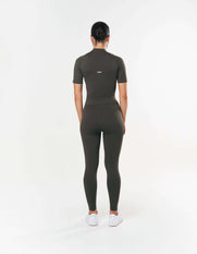 Premium Seamless High Neck Tee - Dovetail