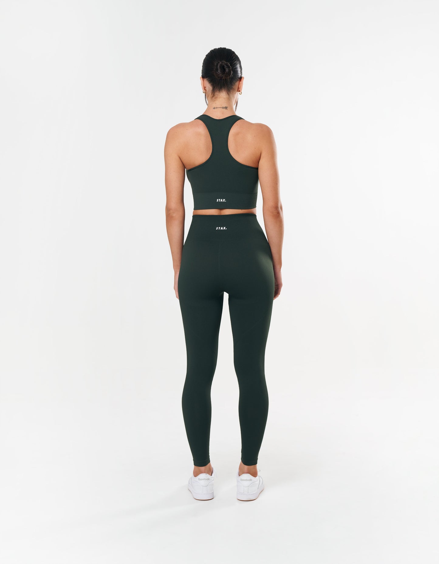 Premium Seamless Racer Crop - Forest