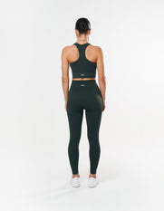 Premium Seamless Racer Crop - Forest