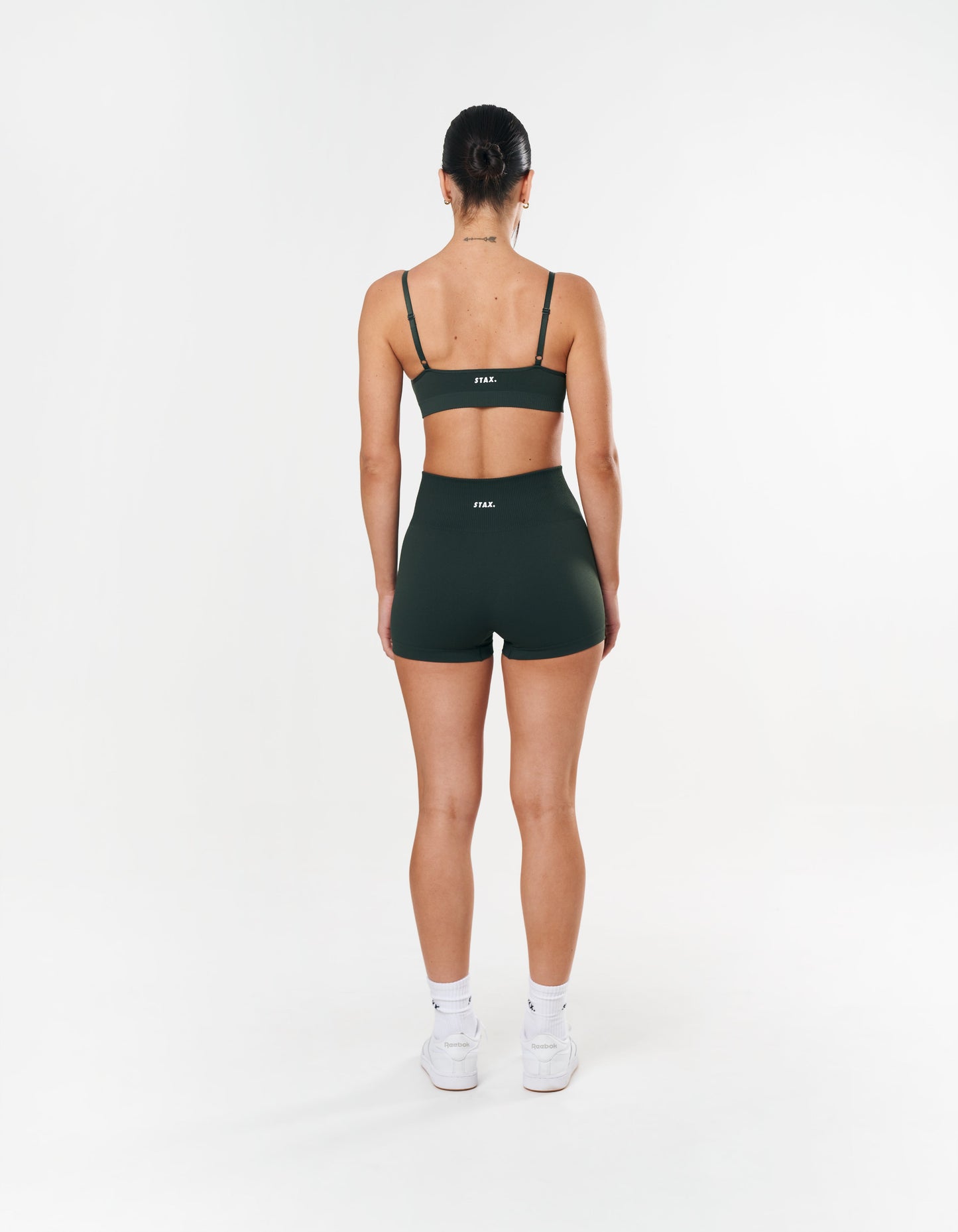Premium Seamless Mini Bike Shorts - Forest