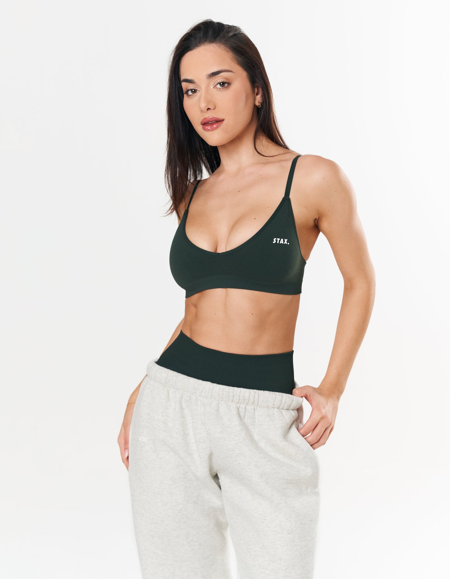 Premium Seamless Bralette - Forest