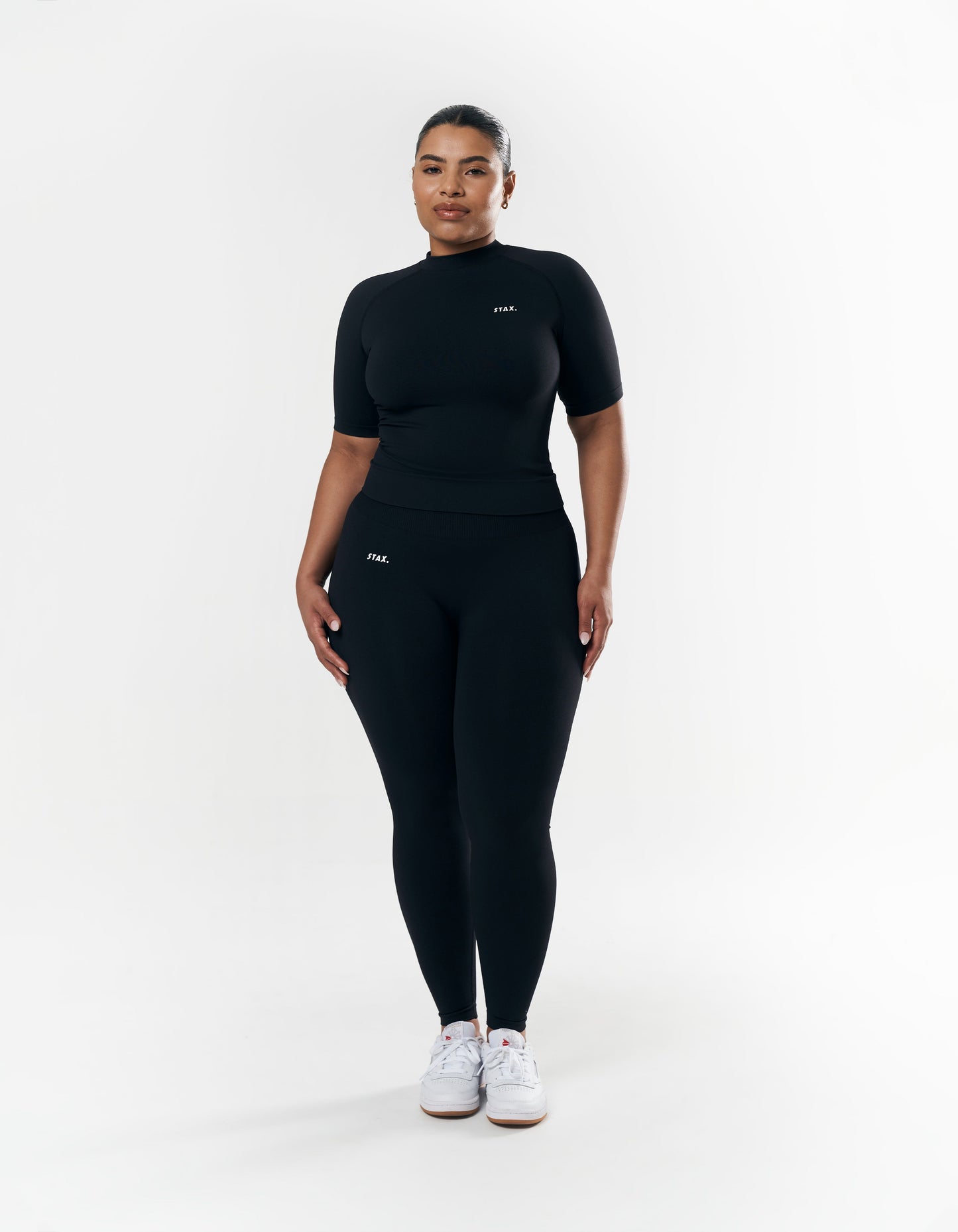 Premium Seamless High Neck Tee - Astro