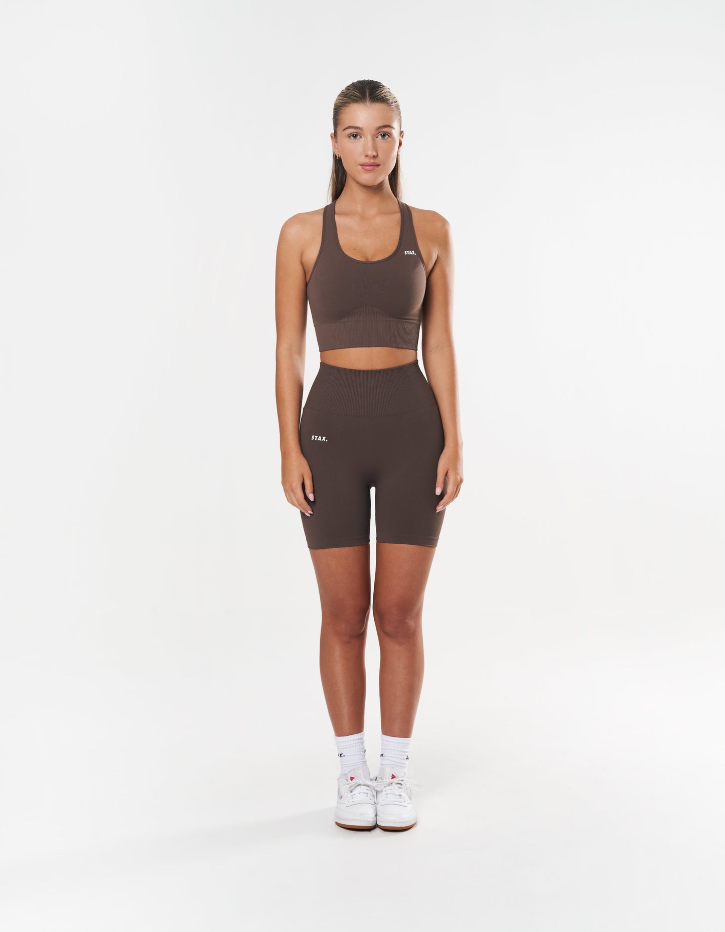 Premium Seamless Midi Bike Shorts - Cedar