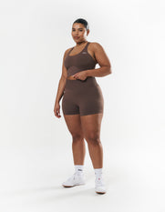 Premium Seamless Mini Bike Shorts - Cedar