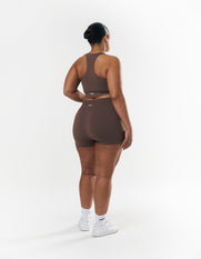 Premium Seamless Mini Bike Shorts - Cedar