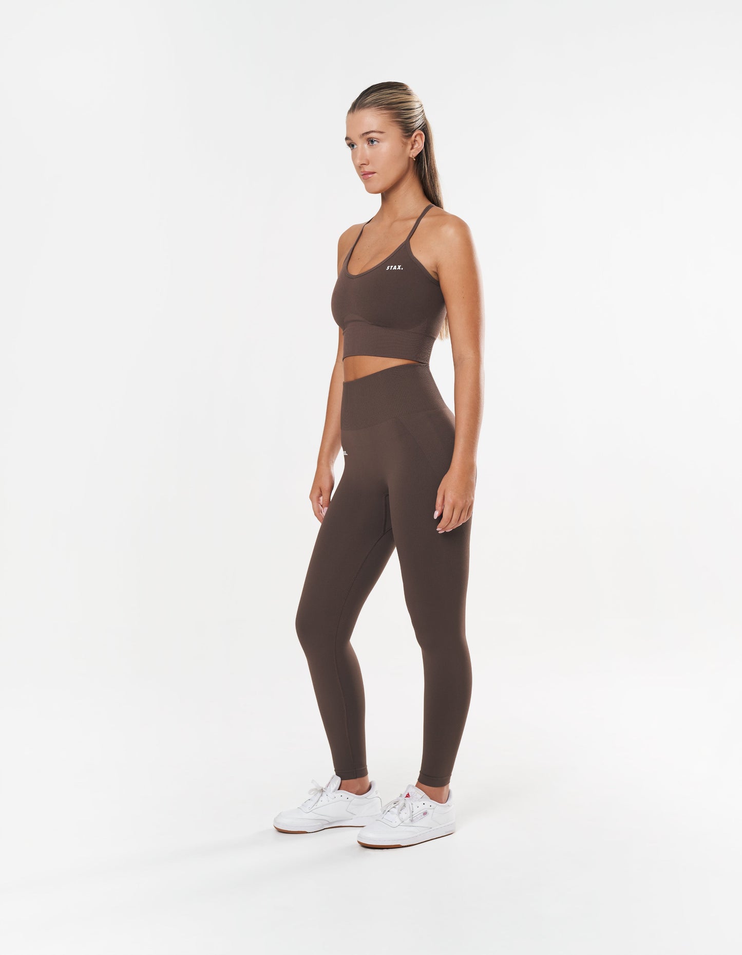 Premium Seamless Strappy Crop - Cedar