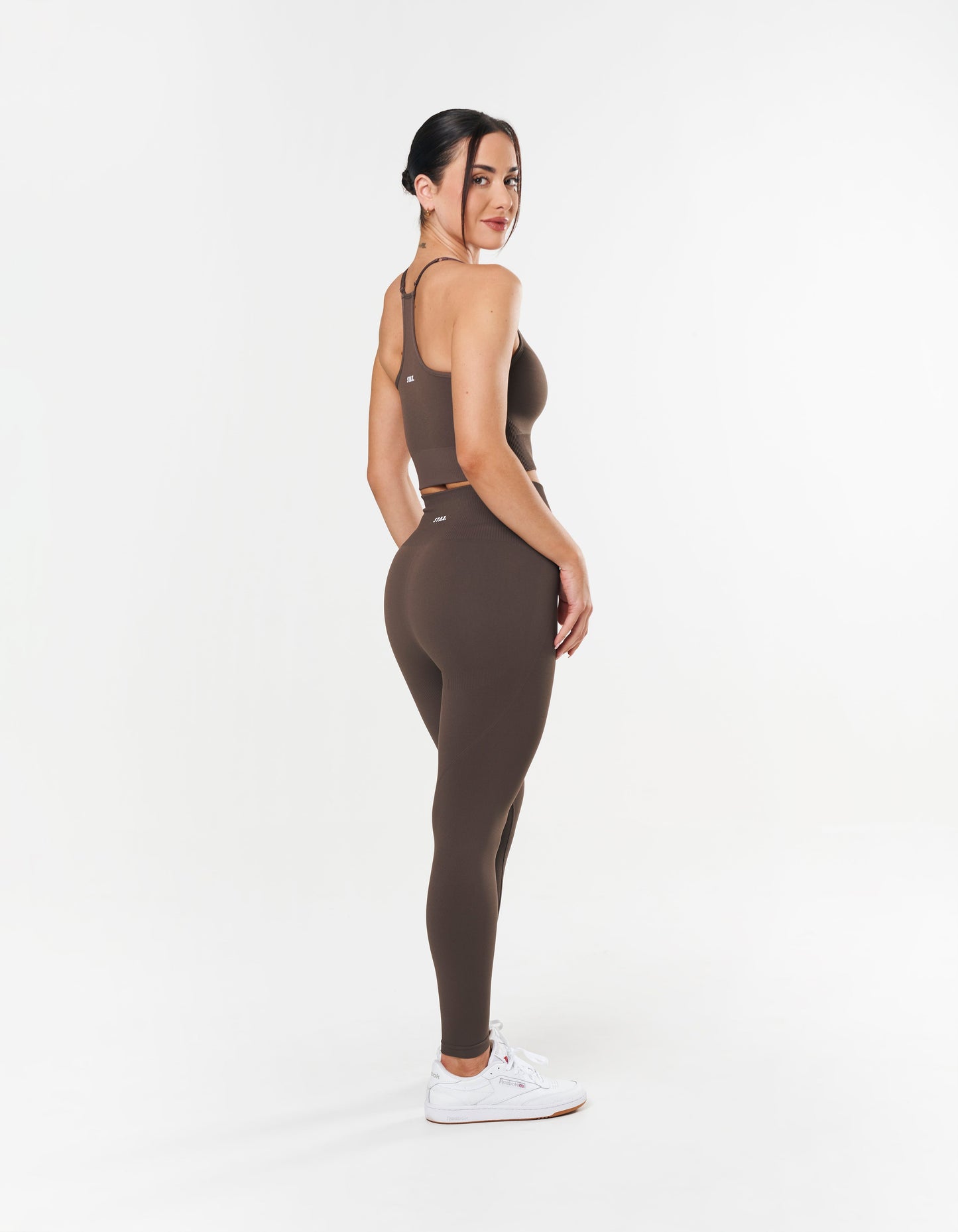 Premium Seamless Strappy Crop - Cedar