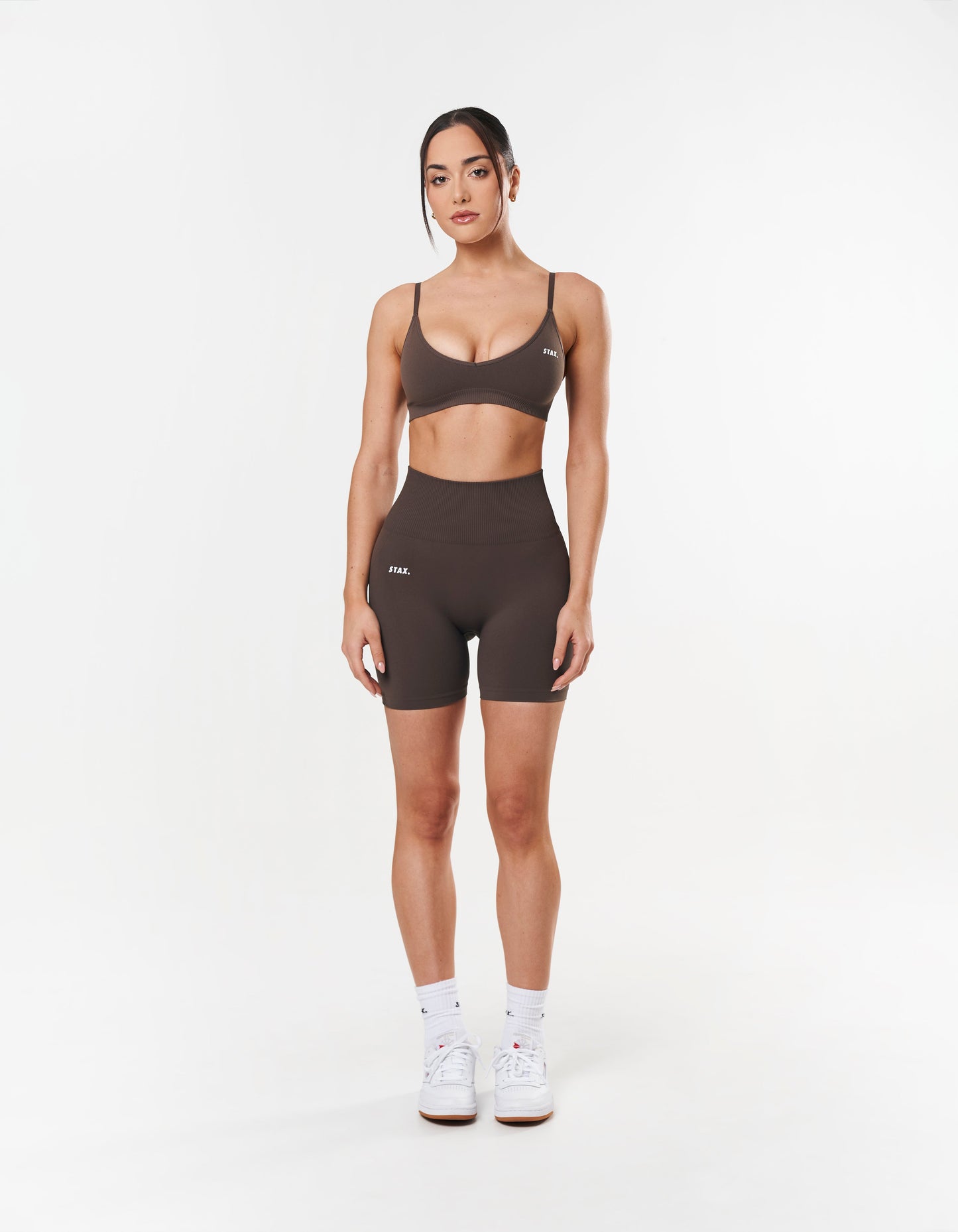 Premium Seamless Midi Bike Shorts - Cedar
