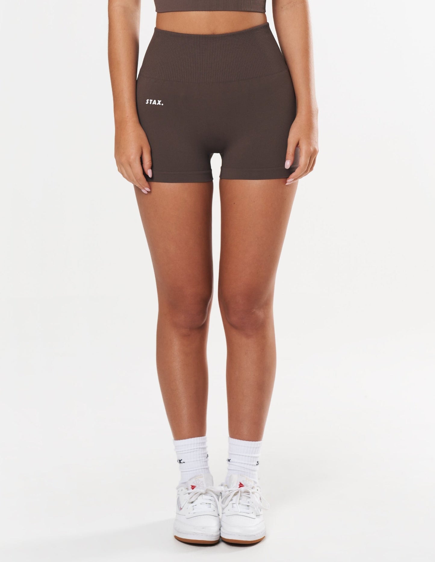 Premium Seamless Mini Bike Shorts - Cedar
