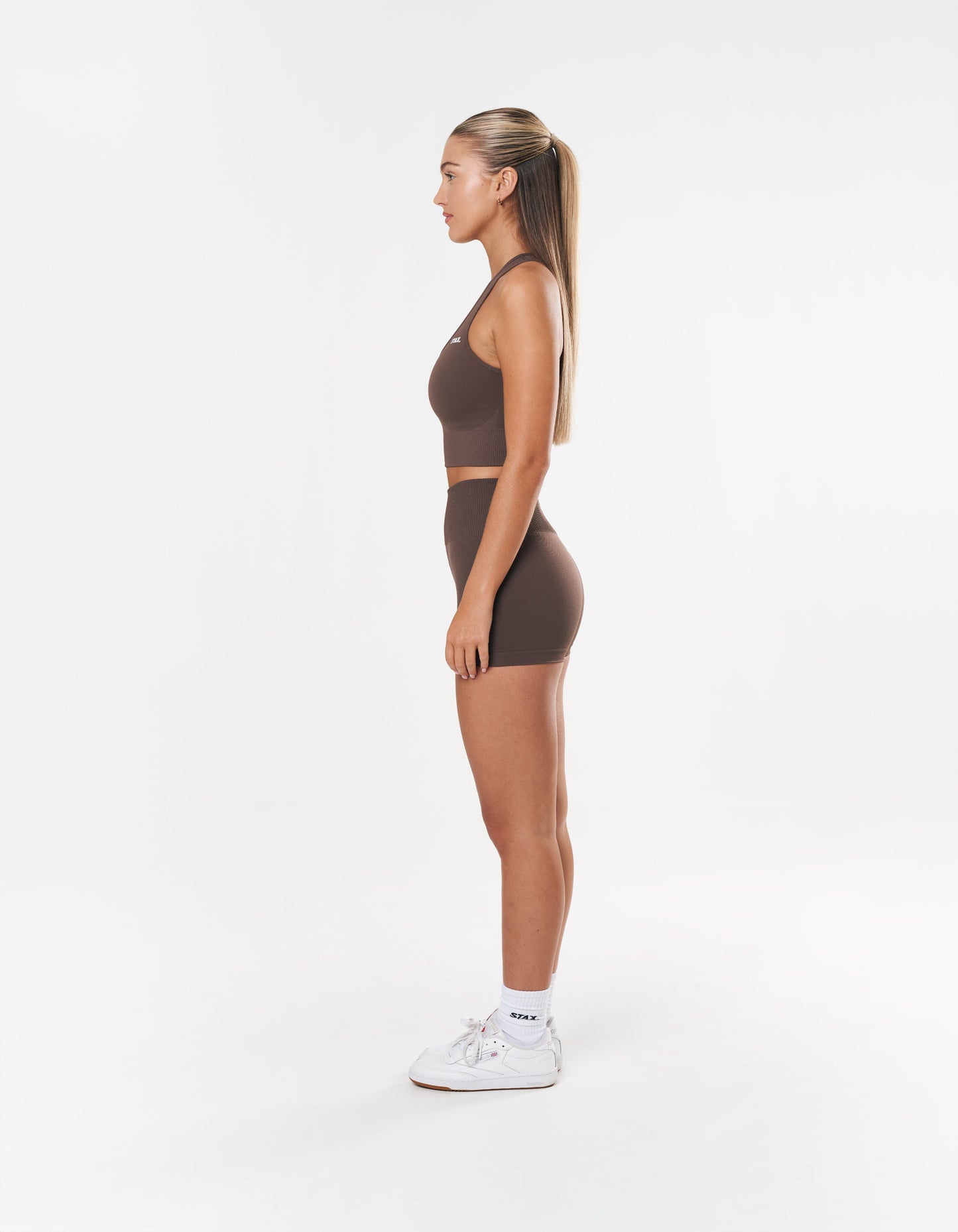 Premium Seamless Mini Bike Shorts - Cedar