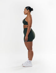 Premium Seamless Mini Bike Shorts - Forest
