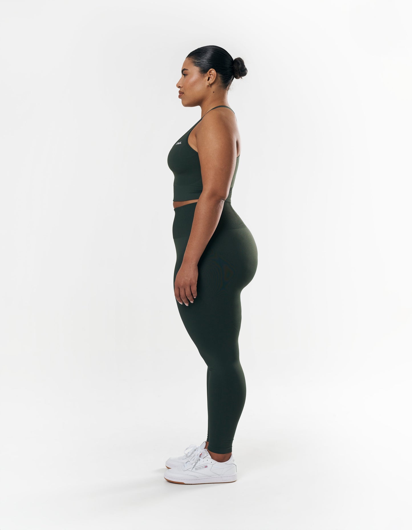 Premium Seamless Tights - Forest