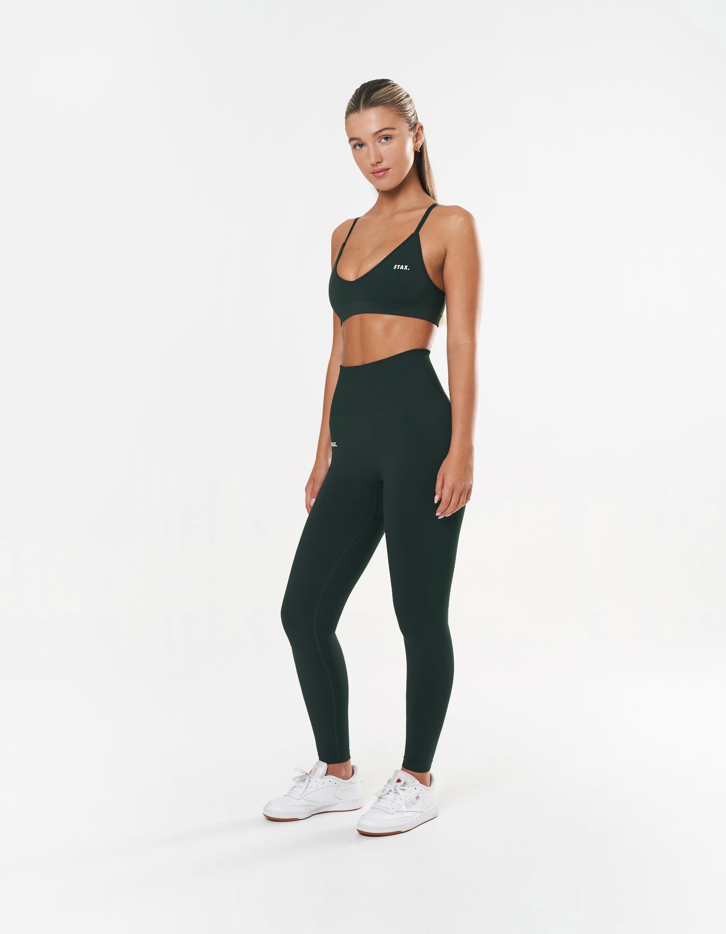 Premium Seamless Tights - Forest