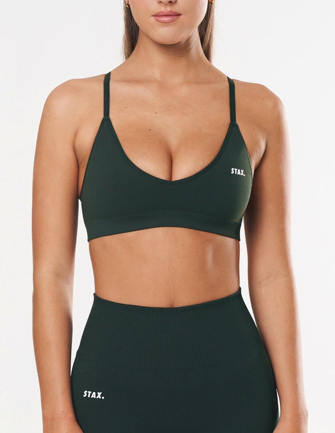 Premium Seamless Bralette - Forest