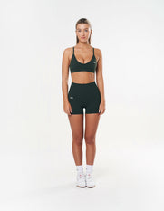 Premium Seamless Mini Bike Shorts - Forest
