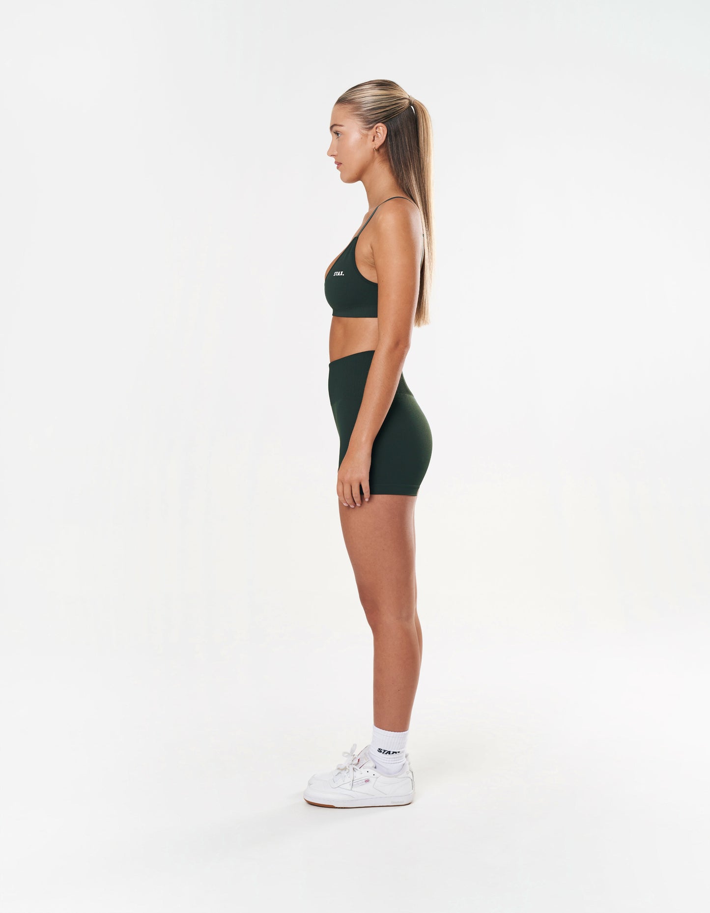 Premium Seamless Mini Bike Shorts - Forest