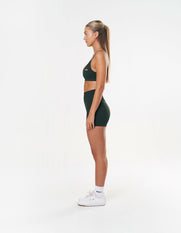 Premium Seamless Mini Bike Shorts - Forest