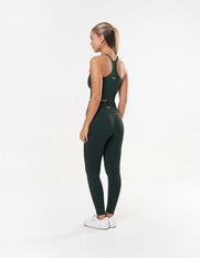 Premium Seamless Strappy Crop - Forest