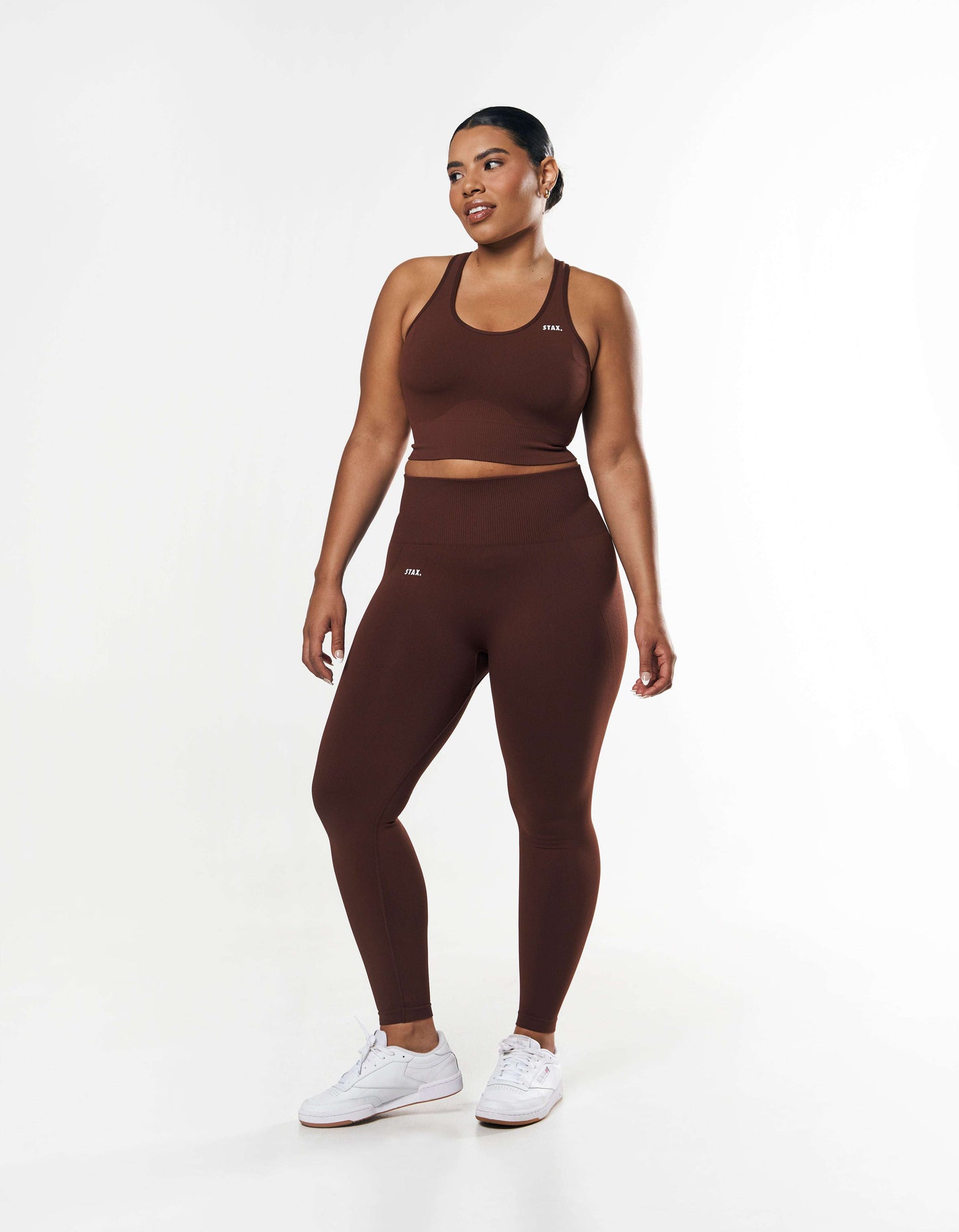 Premium Seamless Tights - Umber