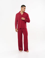 Sleep Long Sleeve Shirt - Cherry