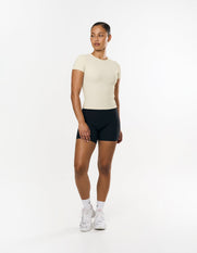 Active Rib Fitted Tee - Cloud