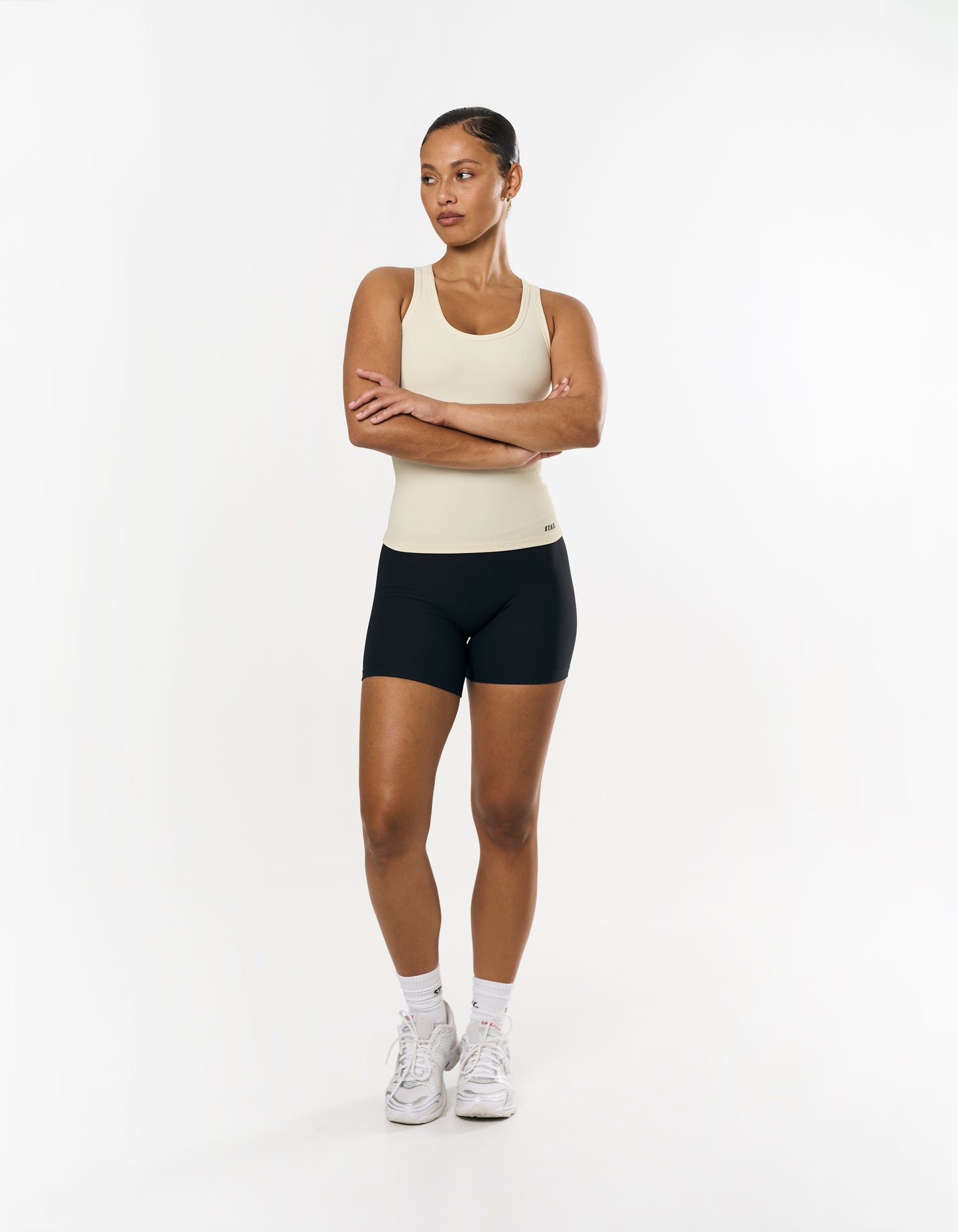 Active Rib Racer Singlet - Cloud