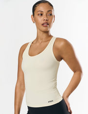 Active Rib Racer Singlet - Cloud
