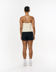 Active Rib Strappy Singlet - Cloud