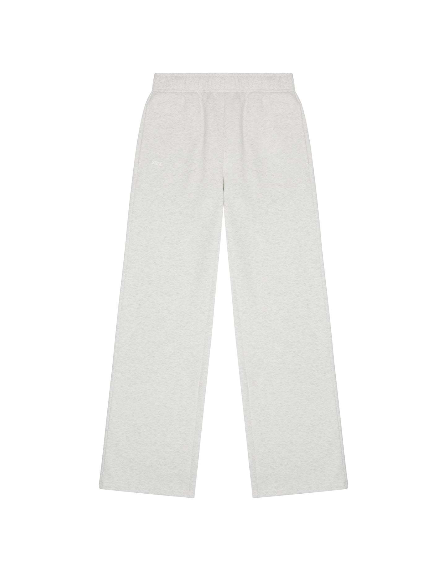 Classic Straight Leg Jogger - Light Grey Marle