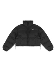 Cropped Puffer - Black
