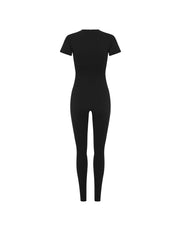 Short Sleeve Full Length Bodysuit NANDEX™ - Black