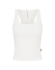 Sleep Ribbed Tank - White