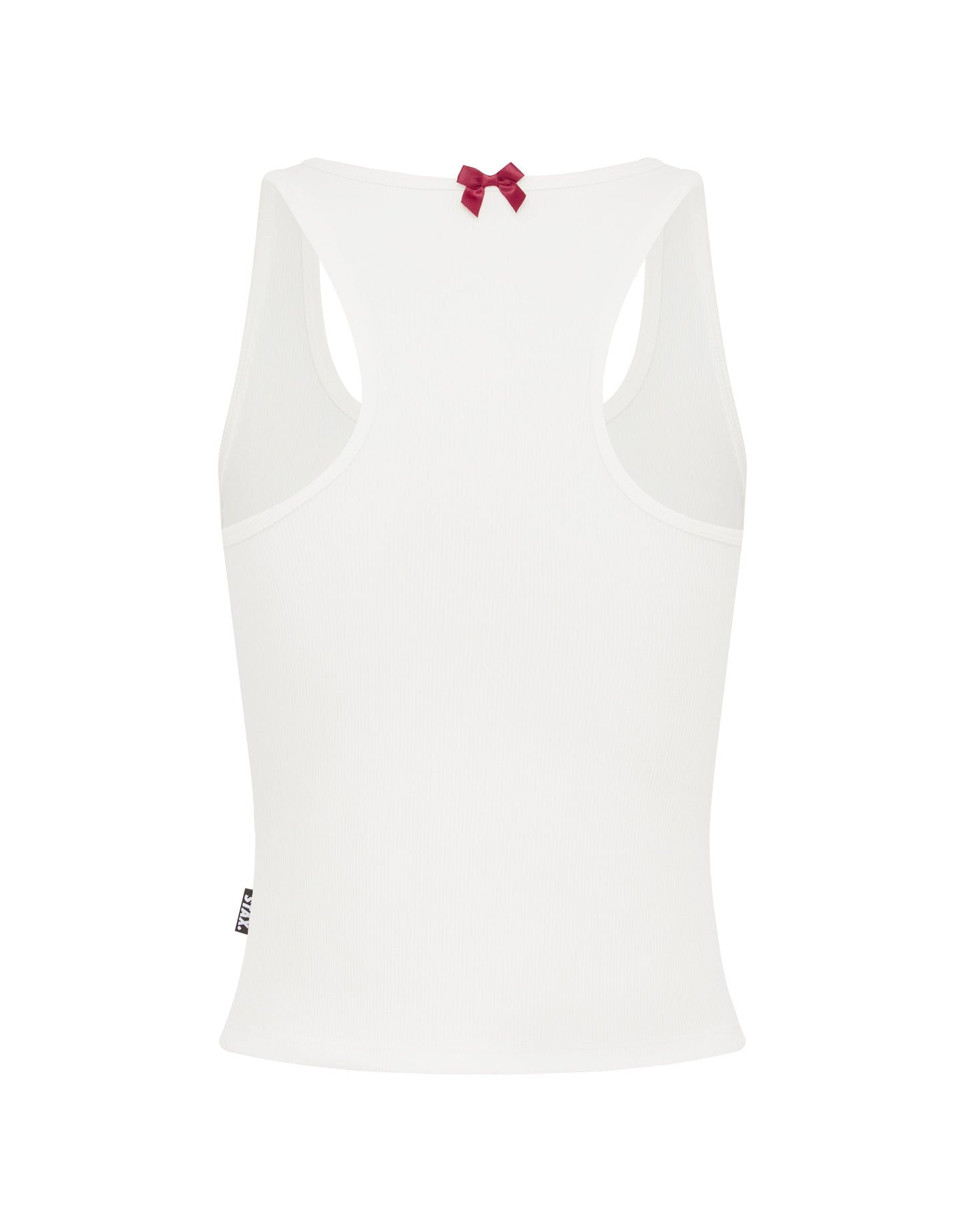 Sleep Ribbed Tank - White