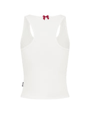 Sleep Ribbed Tank - White