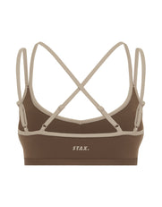Double Strap Crop Airlyte - Coconut