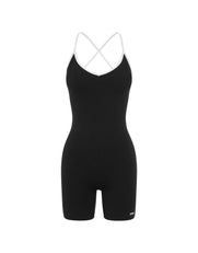 Backless Playsuit Airlyte - Liquorice