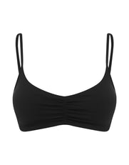 Ruched Crop Airlyte - Black
