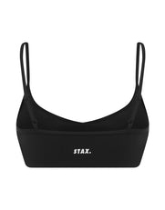 Ruched Crop Airlyte - Black