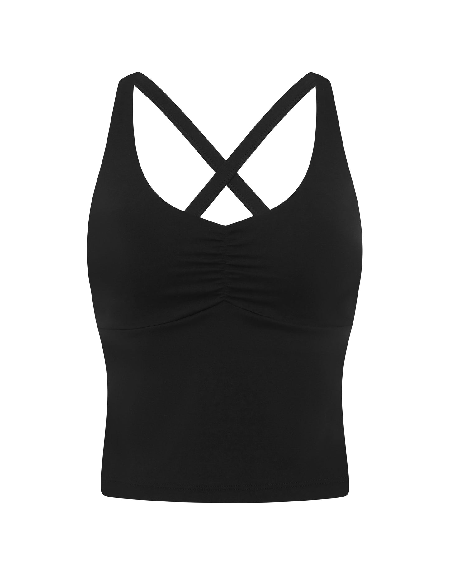 Ruched Tank Airlyte - Black