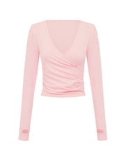 Wrap Longsleeve Airlyte - Blush