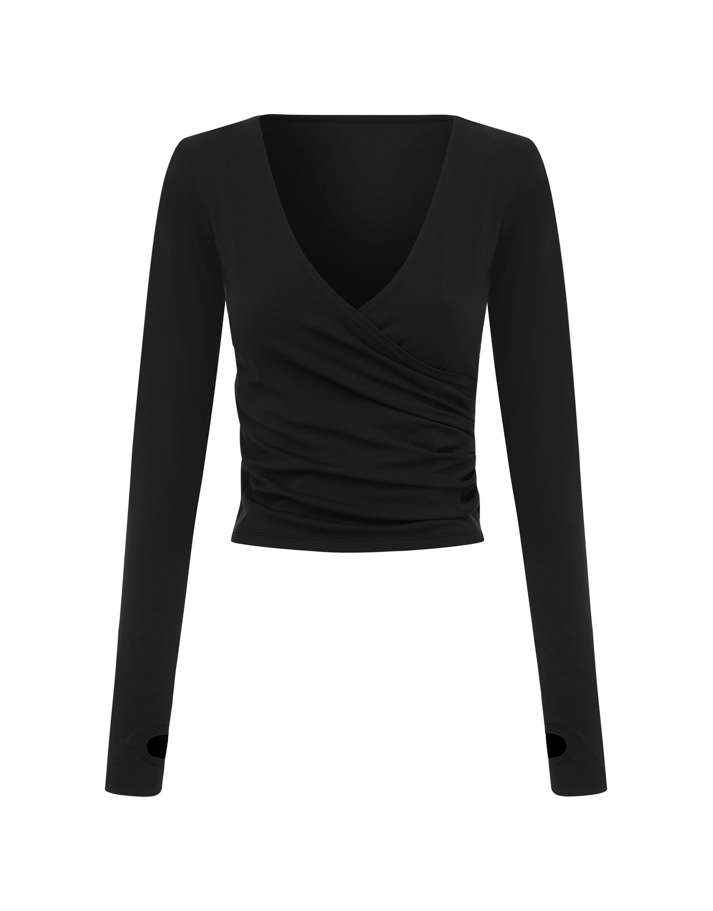 Wrap Longsleeve Airlyte - Black